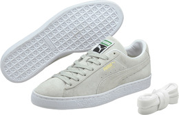 PUMA: Серые кеды Suede Classic XXI