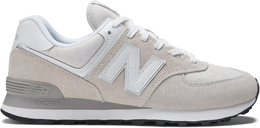 New Balance: Серые кроссовки  574