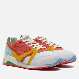 Diadora: Оранжевые кроссовки  Heritage