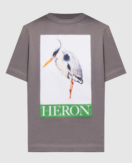 Heron Preston: Серая футболка