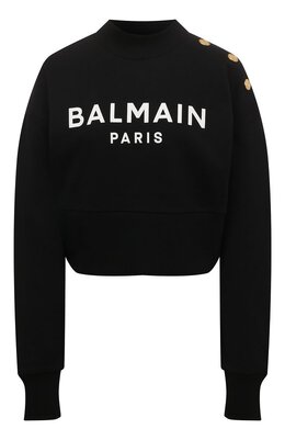 Balmain: Хлопковый свитшот