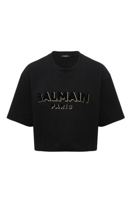 Balmain: Хлопковая футболка 