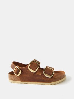 Birkenstock: Коричневые босоножки Milano