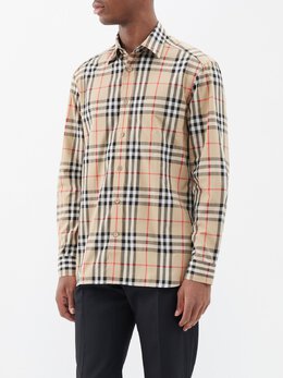 Burberry: Хлопковая рубашка Vintage Check