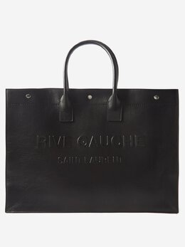 Saint Laurent: Чёрная сумка Rive Gauche