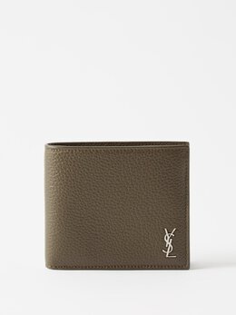 Saint Laurent: Коричневый кошелёк YSL