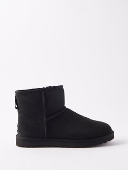 UGG: Чёрные угги  Classic Mini