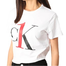 Calvin Klein: Белая футболка 