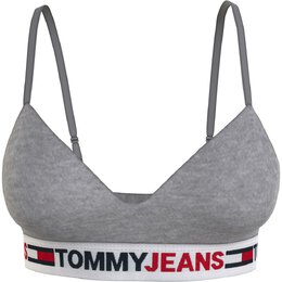 Tommy Jeans: Серый бюстгальтер 