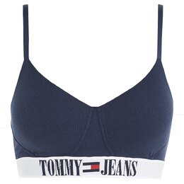 Tommy Jeans: Синий бюстгальтер 