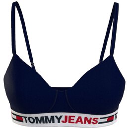 Tommy Jeans: Синий бюстгальтер 