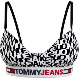 Tommy Jeans: Белый бюстгальтер 