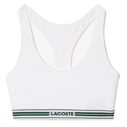 Lacoste: Белый бюстгальтер 