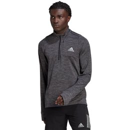 Adidas: Чёрная толстовка 