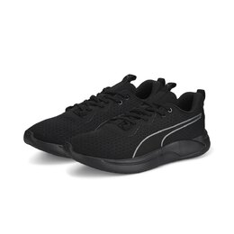 PUMA: Чёрные кроссовки 