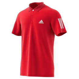 Adidas: Красное поло 