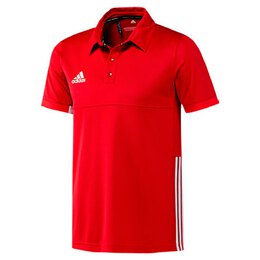 Adidas: Красное поло 