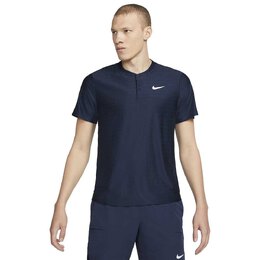 Nike: Синее поло  Dri FIT