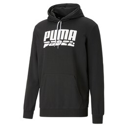 PUMA: Чёрная толстовка 