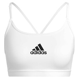 Adidas: Белый бюстгальтер 