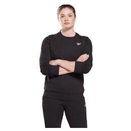 Reebok: Чёрная толстовка 