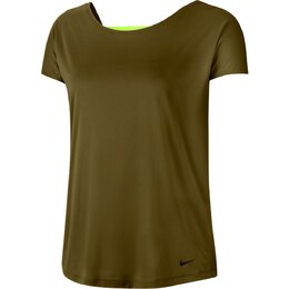 Nike: Зелёная футболка  Dri FIT