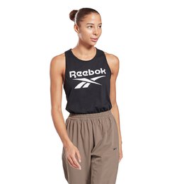 Reebok: Чёрная футболка 