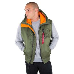 Alpha Industries: Зелёный жилет 