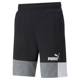 PUMA: Чёрные шорты  Ess