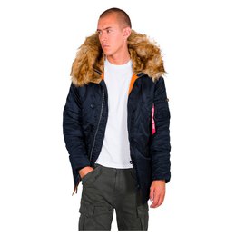 Alpha Industries: Синее пальто 