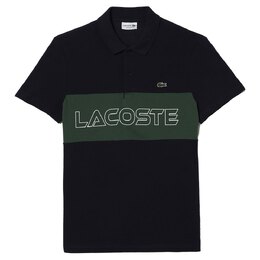 Lacoste: Чёрное поло 