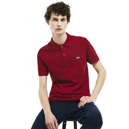 Lacoste: Красное поло 