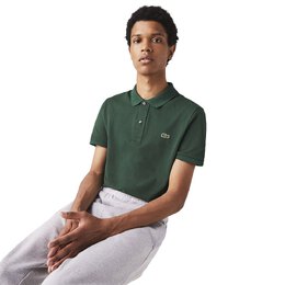 Lacoste: Зелёное поло 