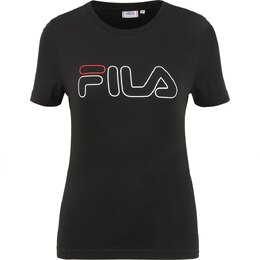 Fila: Чёрная футболка