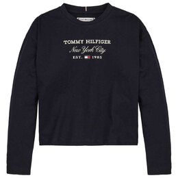 Tommy Hilfiger: Синяя футболка Tommy