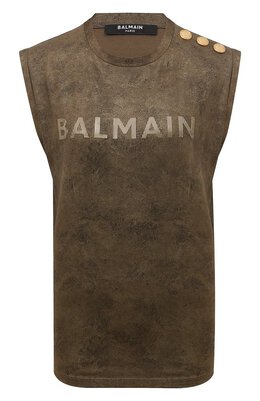 Balmain: Хлопковая майка