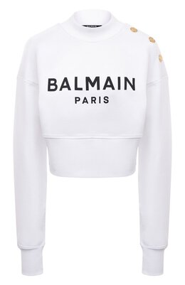 Balmain: Хлопковый свитшот 