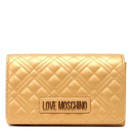 Love Moschino: Золотой клатч