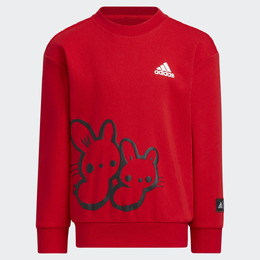 Adidas Kids: Красный свитшот