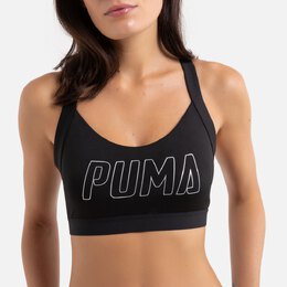 PUMA: Чёрный бюстгальтер  Train