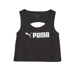 PUMA: Чёрный бюстгальтер 