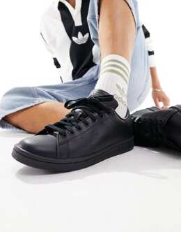 Adidas Originals: Чёрные кроссовки  Originals Stan Smith