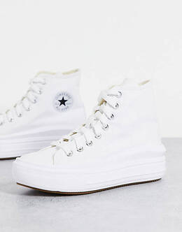 Converse: Белые кроссовки  Chuck Taylor All Star Move