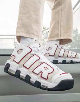 Nike: Красные кроссовки Air More Uptempo 96