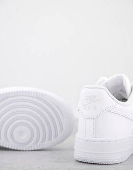 Nike: Белые кроссовки  Air Force 1