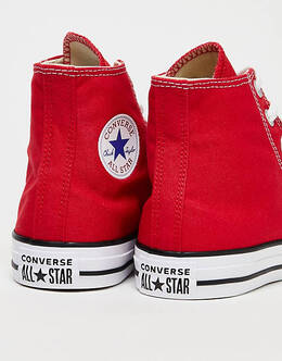 Converse: Красные кеды  Chuck Taylor All Star