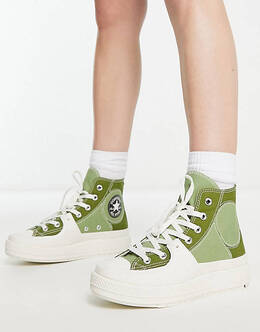 Converse: Кроссовки  Chuck Taylor All Star цвета хаки