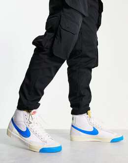 Nike: Синие кроссовки  Blazer Mid 77