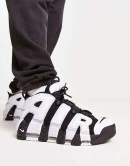 Nike: Чёрные кроссовки Air More Uptempo 96