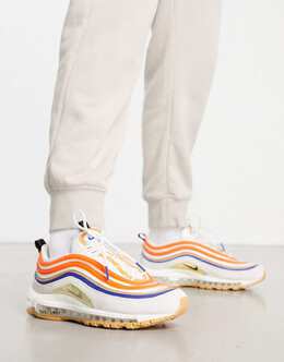 Nike: Оранжевые кроссовки Air Max 97